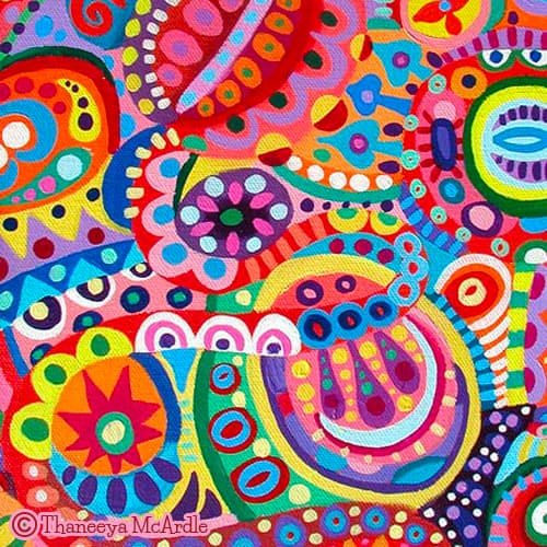 Colorful Abstract Art by Thaneeya McArdle
